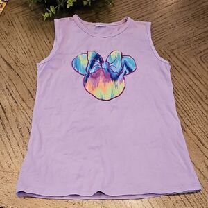 Minnie Mouse Tie Dye Tank Top Size 7/8